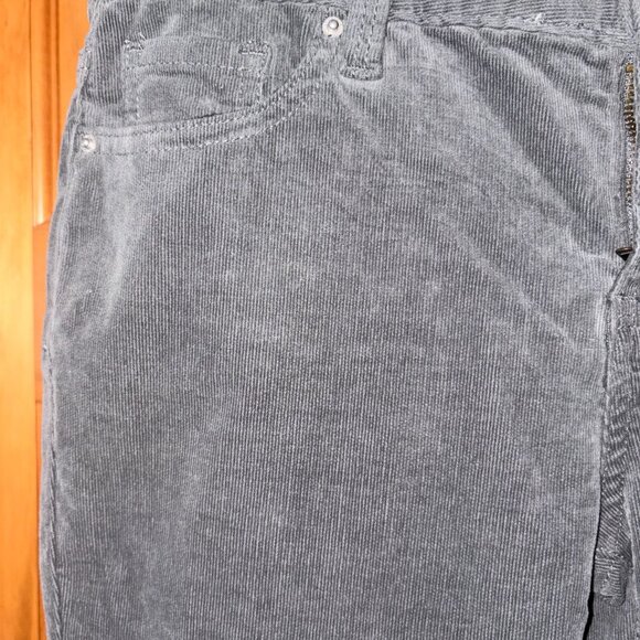 PacSun Low Rise Flare Corduroy Pants Sedona Sage Gray Green Size 27 NWT - Picture 3 of 9